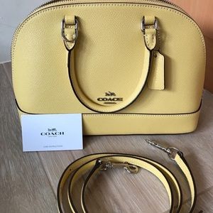 EUC Yellow Coach Mini Sierra Bag
